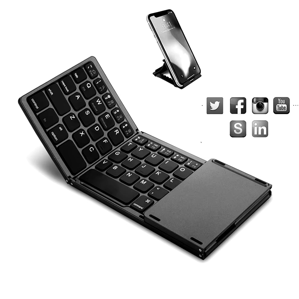 Teclado inalámbrico plegable