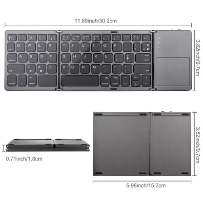 Teclado inalámbrico plegable